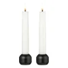 LIND DNA Silhouette kandelaar 34 2-pack, Black< Kandelaars