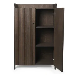 Ferm Living Sill Low kast, Dark stained oak< Kasten & Vitrines