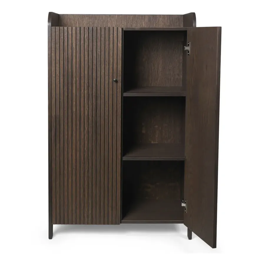 Ferm Living Sill Low kast, Dark stained oak< Kasten & Vitrines