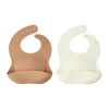 Scandi Living Silly slabbetje siliconen 2-pack, Vanilla-hazel< Kinderkamer Interieuraccessoires|Kinderkamer Interieuraccessoires