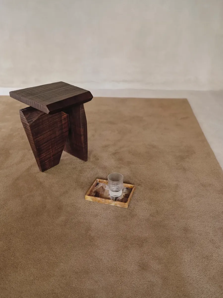Ferm Living Silva Piece decoratie, Dark stained mango wood< Decoratieve Accessoires
