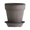 Bergs Potter Simona pot 14 cm, Grijs< Bloempotten