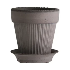 Bergs Potter Simona pot 14 cm, Grijs< Bloempotten