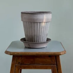 Bergs Potter Simona pot 16 cm, Grijs< Bloempotten