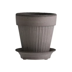Bergs Potter Simona pot Ø12 cm, Grijs< Bloempotten