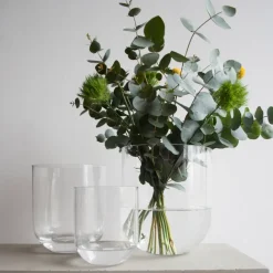 DBKD Simple glazen vaas large, Clear< Vazen