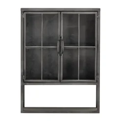 Bloomingville Sindre kast 46x21,5x61 cm, Black, metall< Kasten & Vitrines