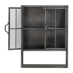 Bloomingville Sindre kast 46x21,5x61 cm, Black, metall< Kasten & Vitrines