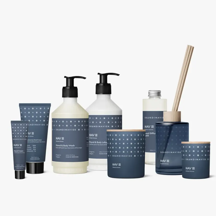 Skandinavisk refill voor geurstokjes 200 ml, Hav< Geurkaarsen & Aroma Diffusers
