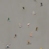 Fine Little Day Skiers poster 40x50 cm, Grijs< Posters|Kerstdecoraties