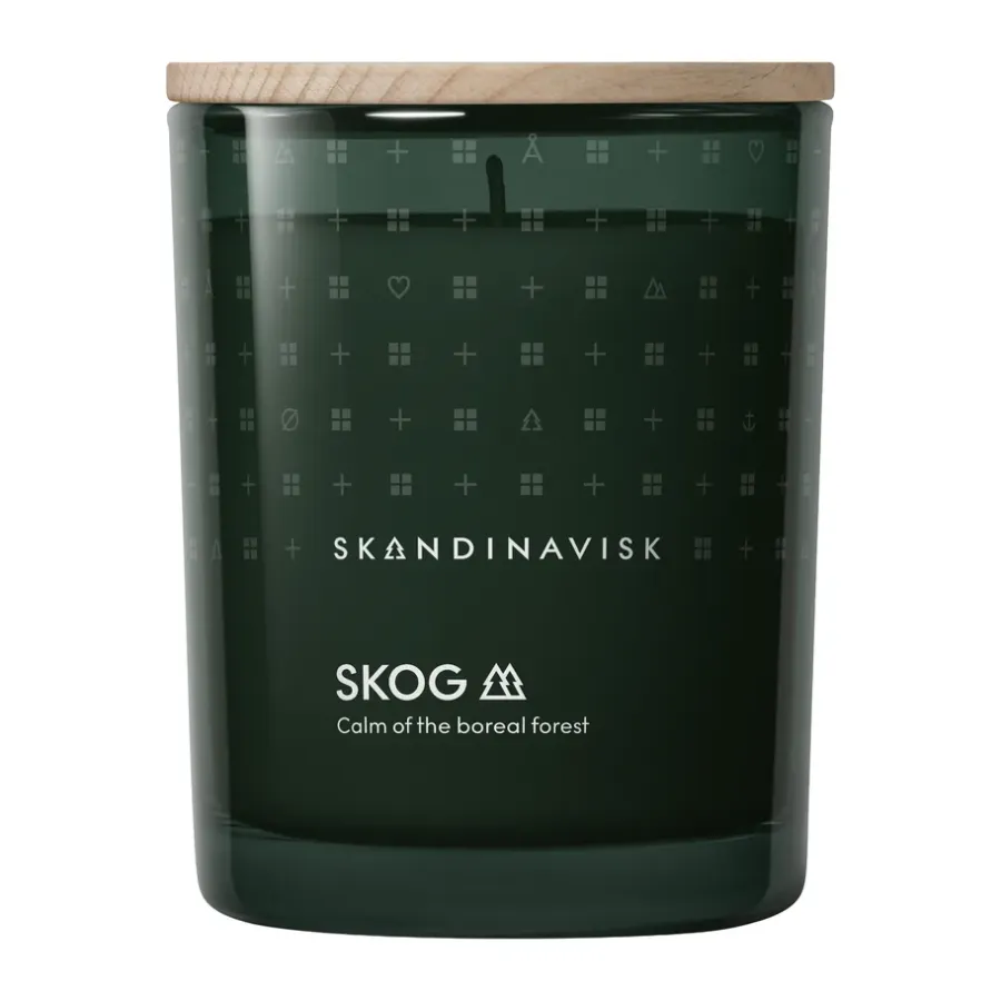 Skandinavisk Skog geurkaars met deksel, 200 g< Geurkaarsen & Aroma Diffusers