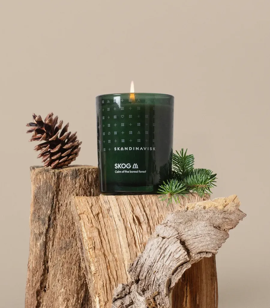 Skandinavisk Skog geurkaars met deksel, 200 g< Geurkaarsen & Aroma Diffusers