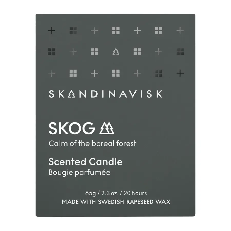 Skandinavisk Skog geurkaars met deksel, 65 g< Geurkaarsen & Aroma Diffusers