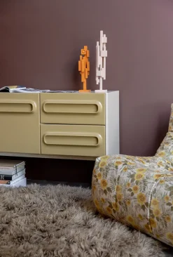 HKliving Skyline sculptuur M, Beige< Sculpturen & Porseleinen Beelden