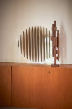 HKliving Skyline sculptuur M, Espresso< Sculpturen & Porseleinen Beelden