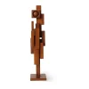 HKliving Skyline sculptuur S, Espresso< Sculpturen & Porseleinen Beelden