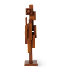 HKliving Skyline sculptuur S, Espresso< Sculpturen & Porseleinen Beelden