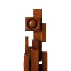 HKliving Skyline sculptuur S, Espresso< Sculpturen & Porseleinen Beelden