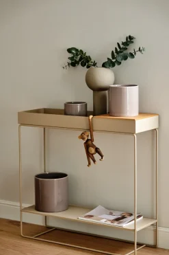 Scandi Living Sleek bloempot Ø12 cm, Beige< Bloempotten
