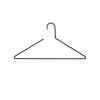 LIND DNA Slim kledinghanger, black< Haken & Hangers|Kapstokken & Hangrekken