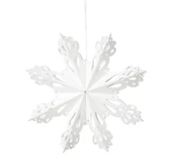 Broste Copenhagen Snowflake kerstdecoratie White, Ø15 cm< Kerstdecoraties