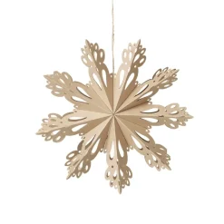 Broste Copenhagen Snowflake kerstdecoratie natural, Ø30 cm< Kerstdecoraties