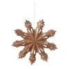 Broste Copenhagen Snowflake kerstdecoratie Indian tan, Ø30 cm< Kerstdecoraties