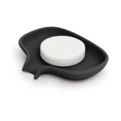 Bosign Soap Saver Flow zeepbakje met afdruipfunctie small, Zwart< Zeepdispensers & Zeepschaaltjes