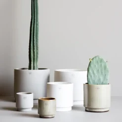 DBKD Solid pot white, Groot Ø24 cm< Bloempotten