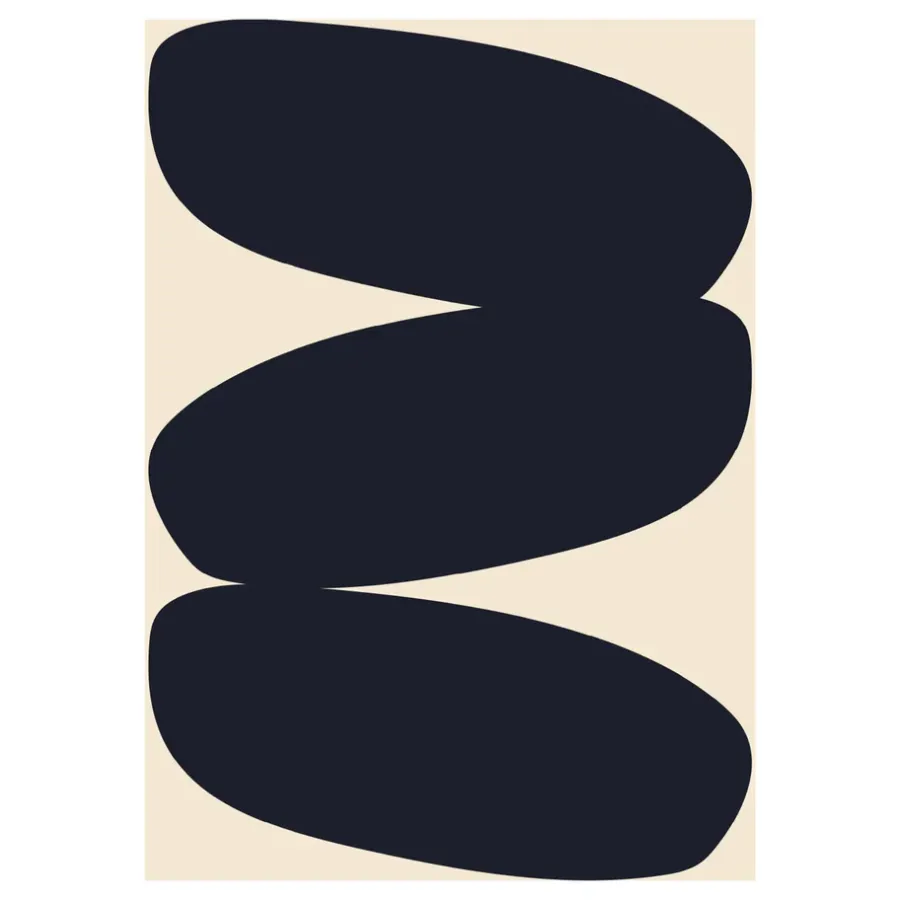 Paper Collective Solid Shapes 01 poster, 50x70 cm< Posters
