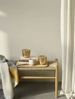 Stelton Solis olielamp Ø11,5 cm, Brass< Olie- & Petroleumlampen