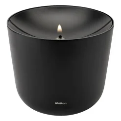 Stelton Solis olielamp Ø11,5 cm, Soft black< Olie- & Petroleumlampen