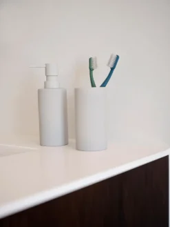 Zone Denmark Solo tandenborstelbeker, Soft Grey< Tandenborstelhouders