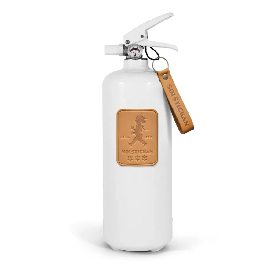 Solstickan Design Solstickan brandblusser 2 kg, Lichtbruin leer< Blusdekens & Brandblussers