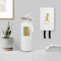 Solstickan Design Solstickan brandblusser 2 kg, Wit-goud< Blusdekens & Brandblussers