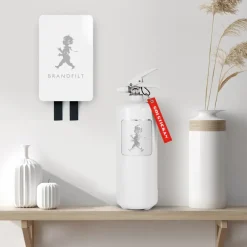 Solstickan Design Solstickan branddeken 16x2,7x25 cm, Wit hoogglans< Blusdekens & Brandblussers
