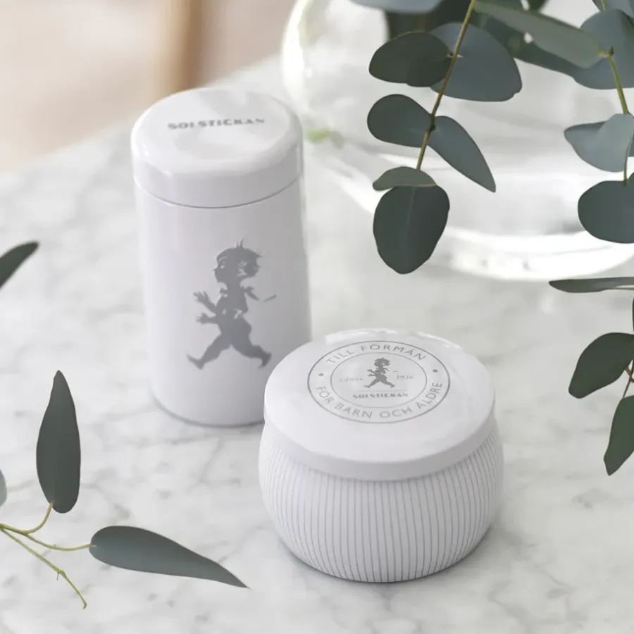 Solstickan Design Solstickan geurkaars 25 h, Witte eucalyptus< Geurkaarsen & Aroma Diffusers