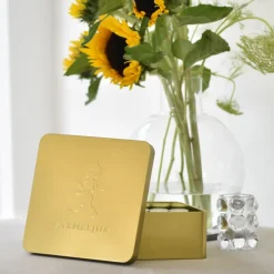 Solstickan Design Solstickan waxinelichtjesdoos 21x21 cm, Goud< Dozen & Boxen