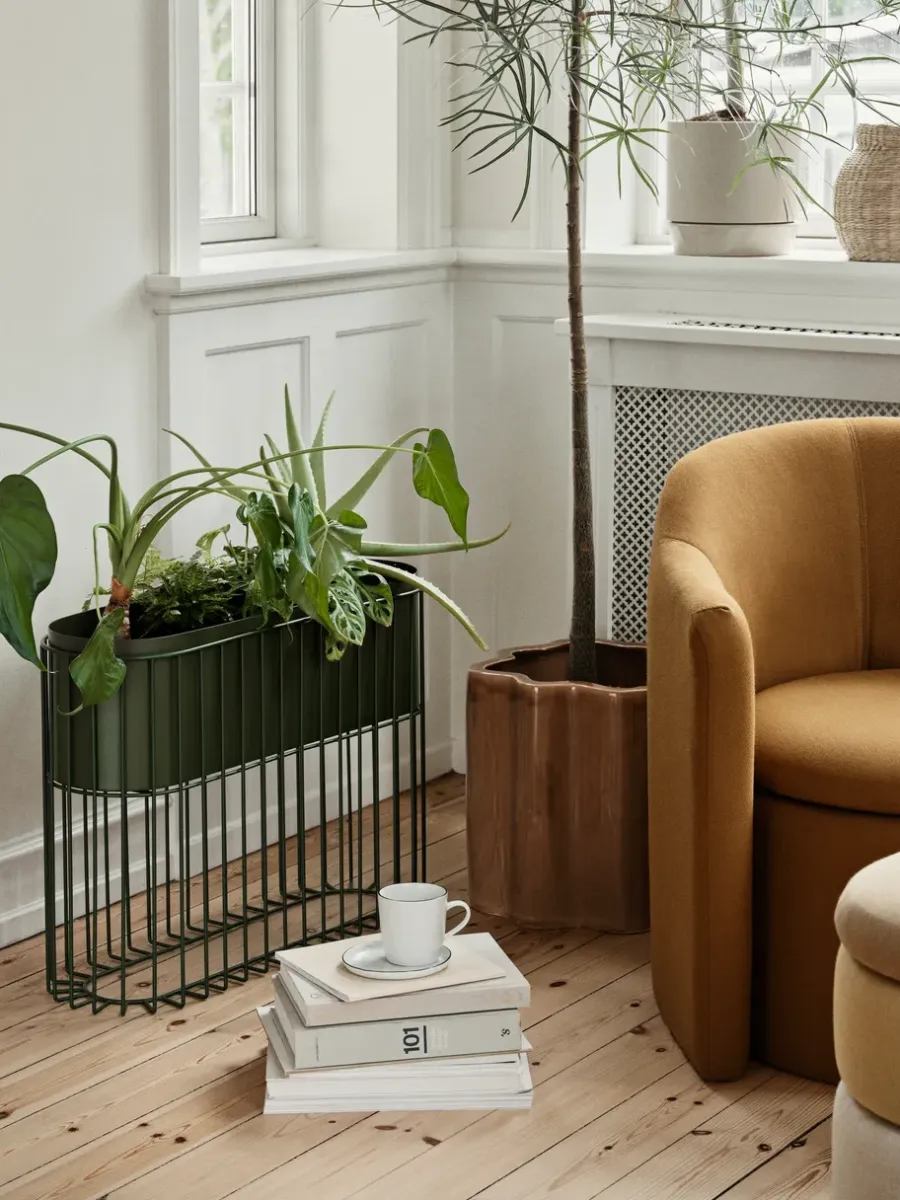 Broste Copenhagen Sonja bloempot H:36 cm, Brown< Bloempotten