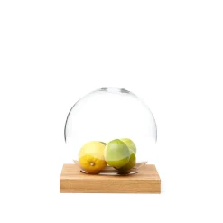 A2 Space decoratie, geolied eikenhout, glas< Decoratieve Accessoires