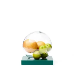 A2 Space decoratie, groengebeitst eikenhout, glas< Decoratieve Accessoires
