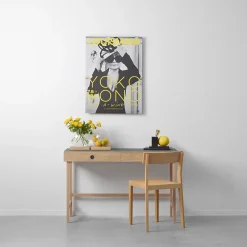 A2 Space decoratie, groengebeitst eikenhout, glas< Decoratieve Accessoires
