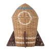 Bloomingville Space rattan mand met deksel 31x35 cm, Natuur< Opbergoplossingen Voor De Kinderkamer|Opbergmanden