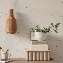 Ferm Living Speckle pot Ø30 cm, Off white< Bloempotten