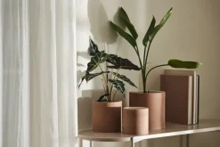 Scandi Living Speckled bloempot Ø12 cm, Rust< Bloempotten