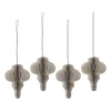 Scandi Living Spira kerstballen 4-pack, Beige< Kerstdecoraties