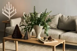 Scandi Living Spira kerstballen 4-pack, Beige< Kerstdecoraties