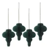Scandi Living Spira kerstballen 4-pack, Forest Green< Kerstdecoraties