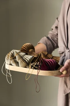 Scandi Living Spira kerstballen 4-pack, Natural< Kerstdecoraties