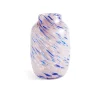 HAY Splash Round vaas L, 30 cm Light pink-blue< Vazen